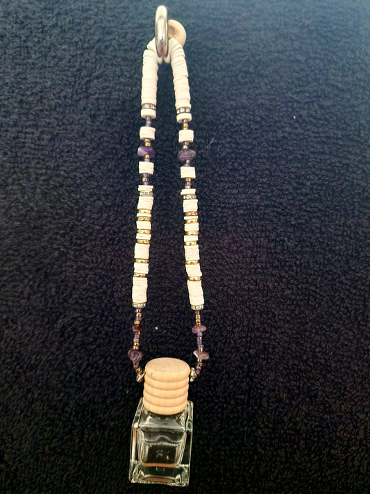 Autoparfumhanger met kralen