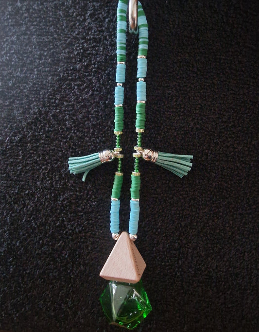 Autoparfum met kralen