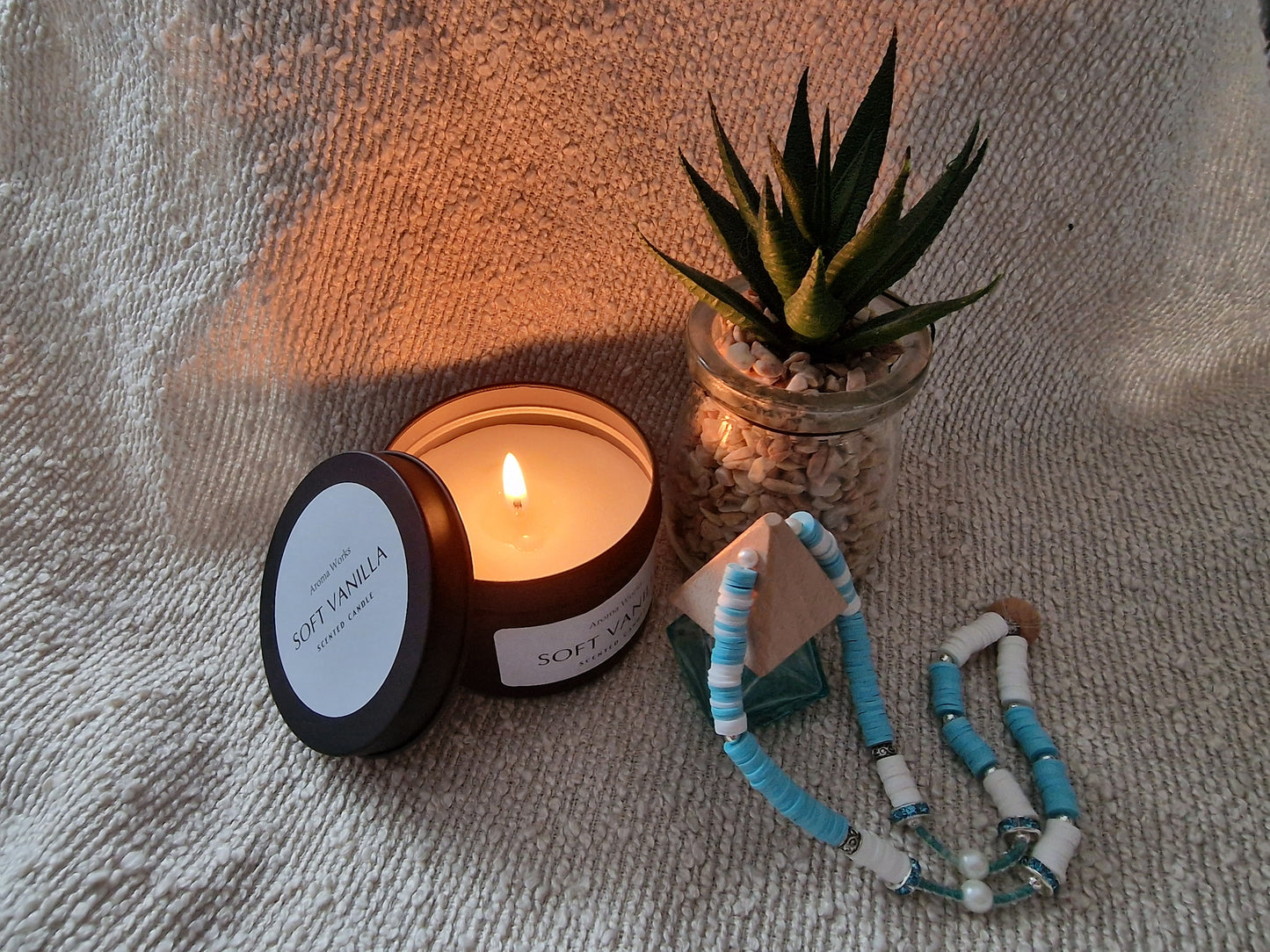 Autoparfumhanger met kralen