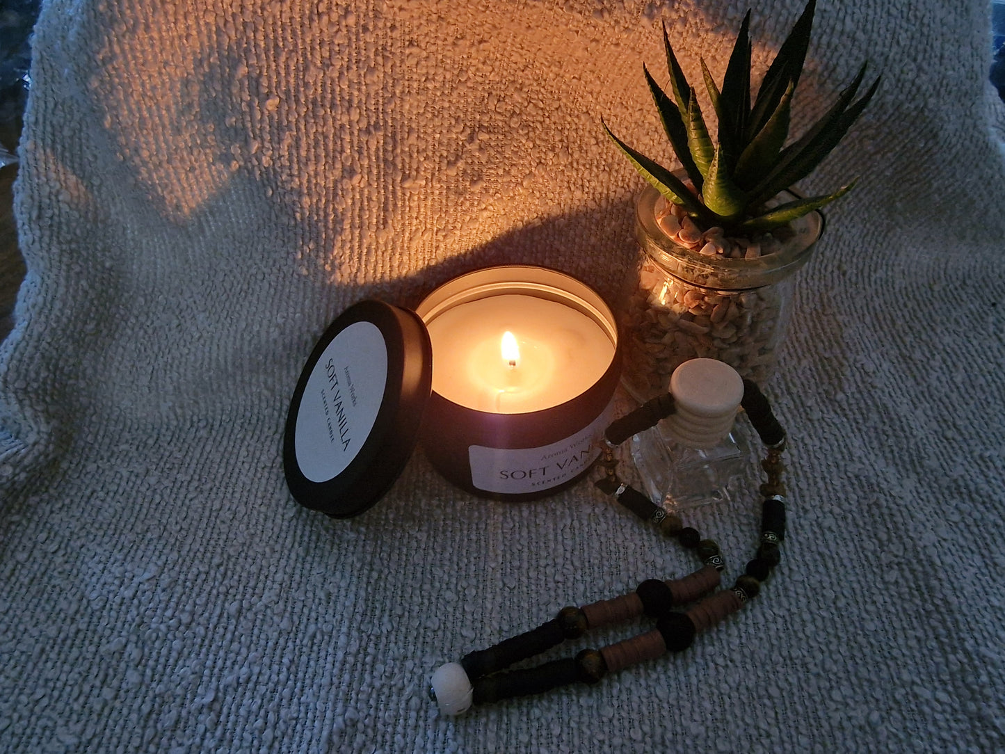 Autoparfumhanger met kralen