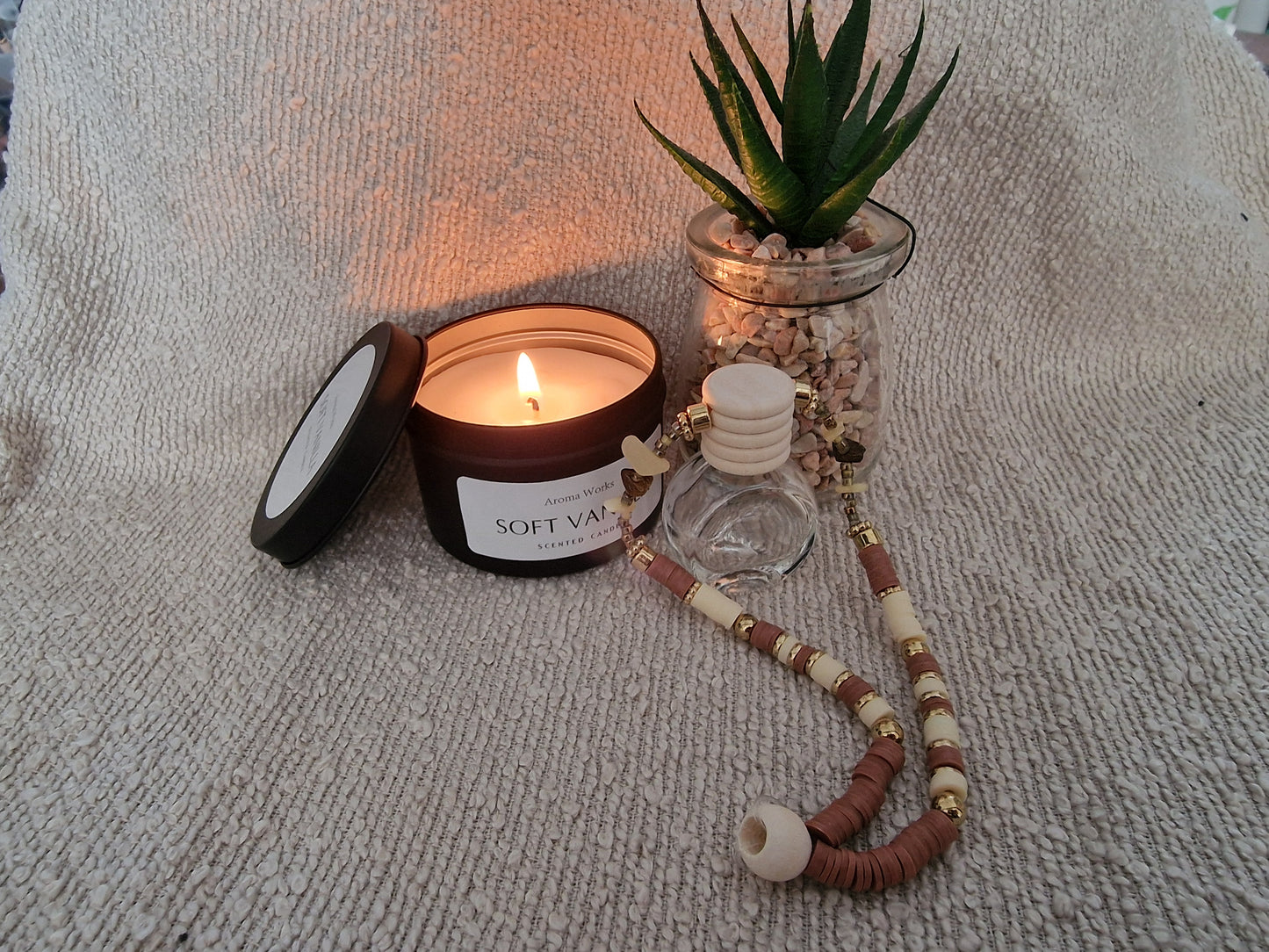 Autoparfumhanger met kralen