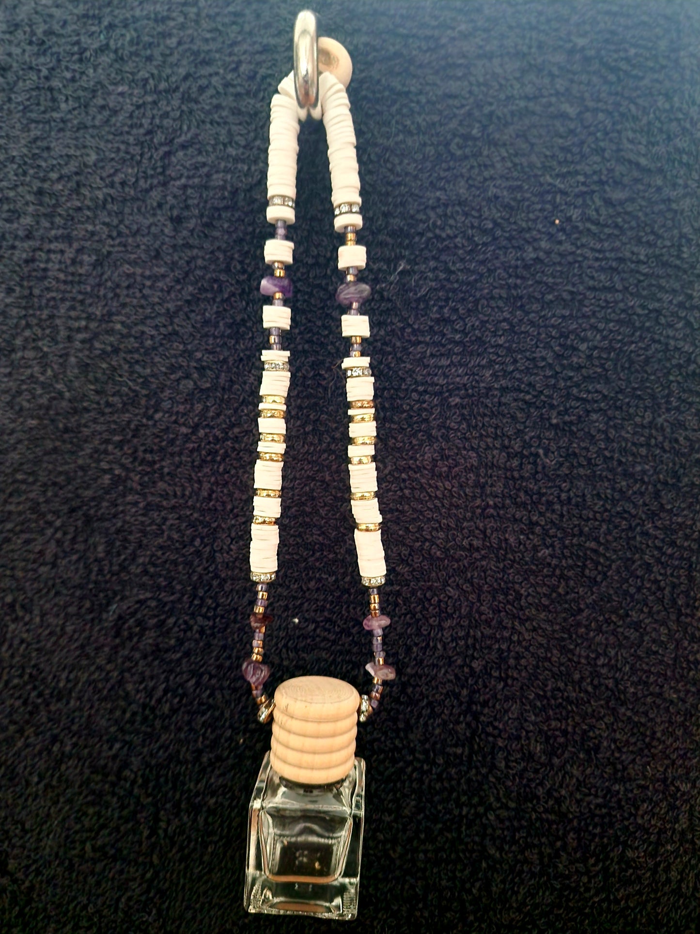 Autoparfumhanger met kralen