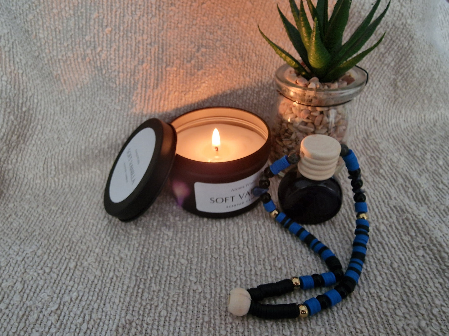 Autoparfumhanger met kralen