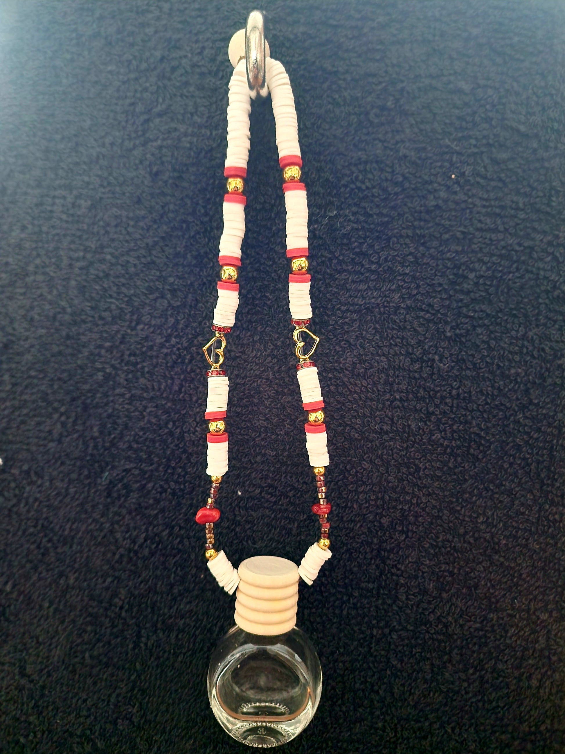 Autoparfumhanger met kralen