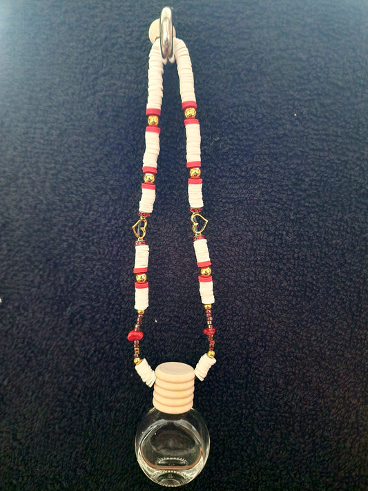 Autoparfumhanger met kralen