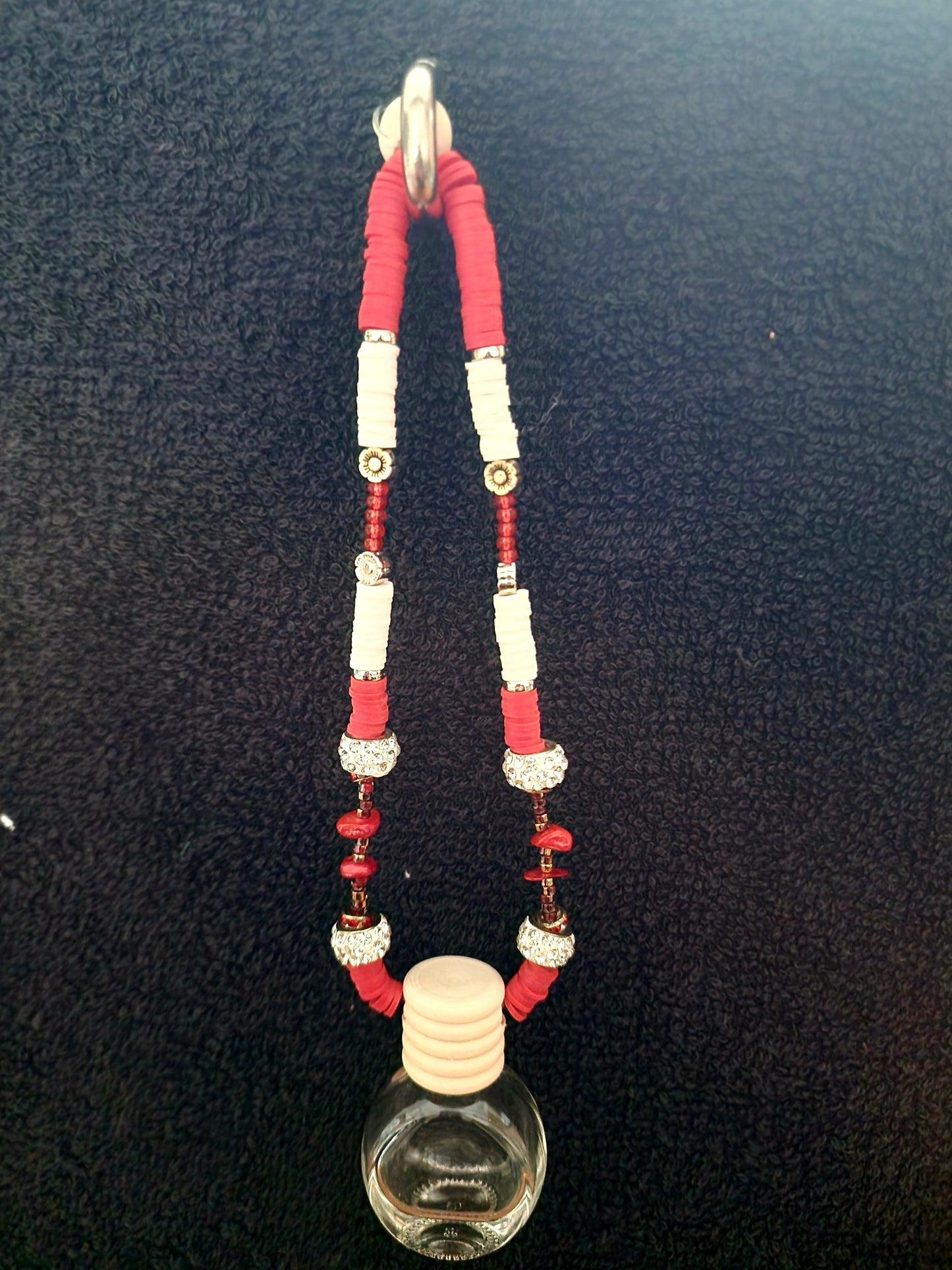 Autoparfumhanger met kralen