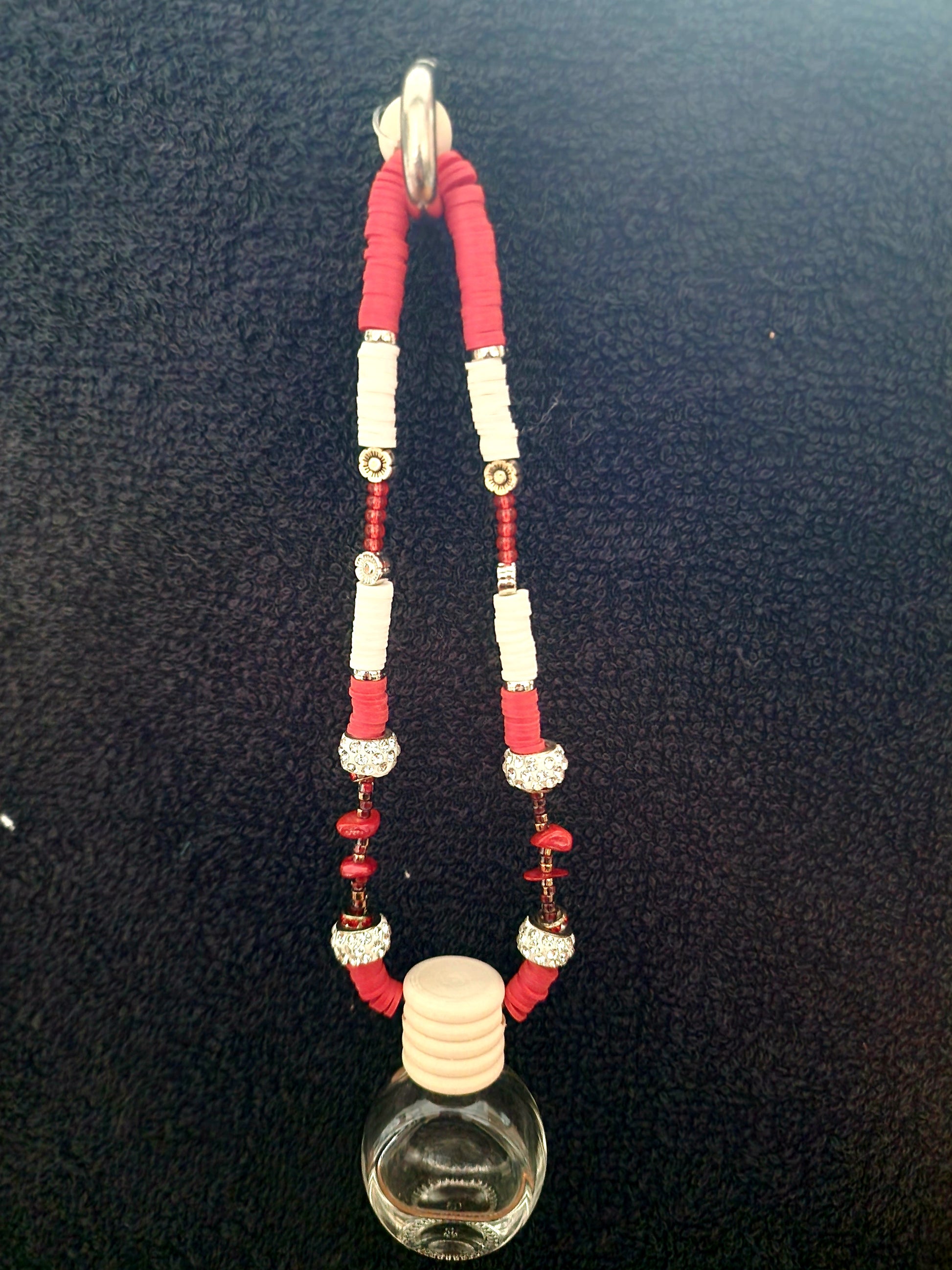 Autoparfumhanger met kralen