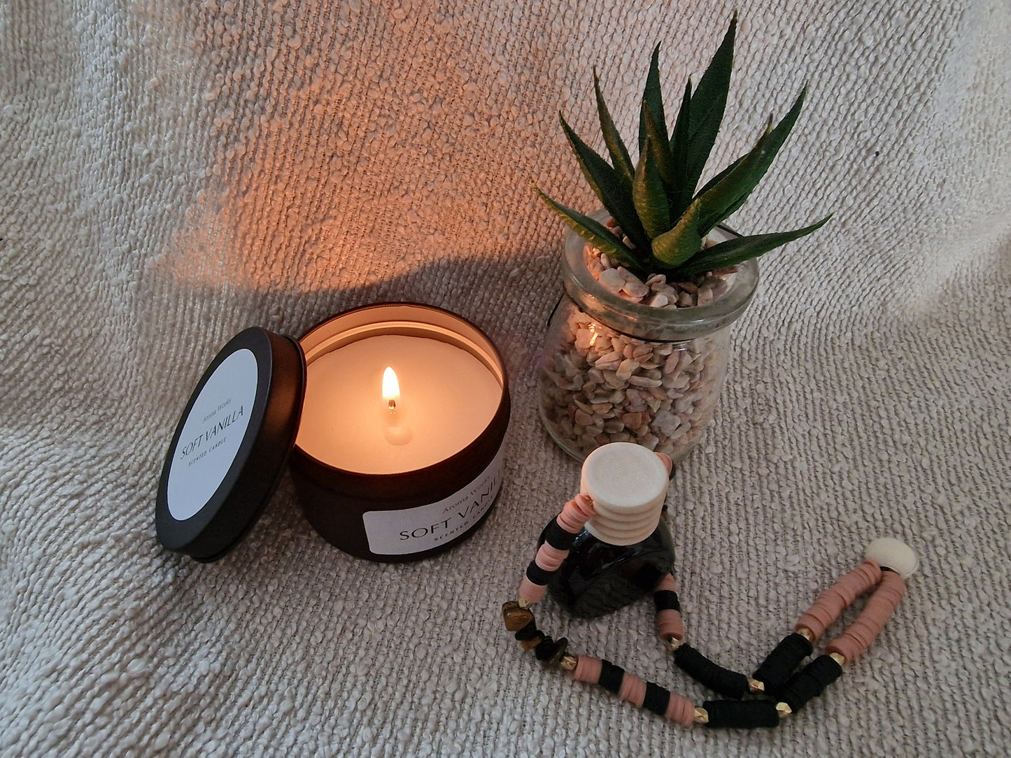 Autoparfumhanger met kralen