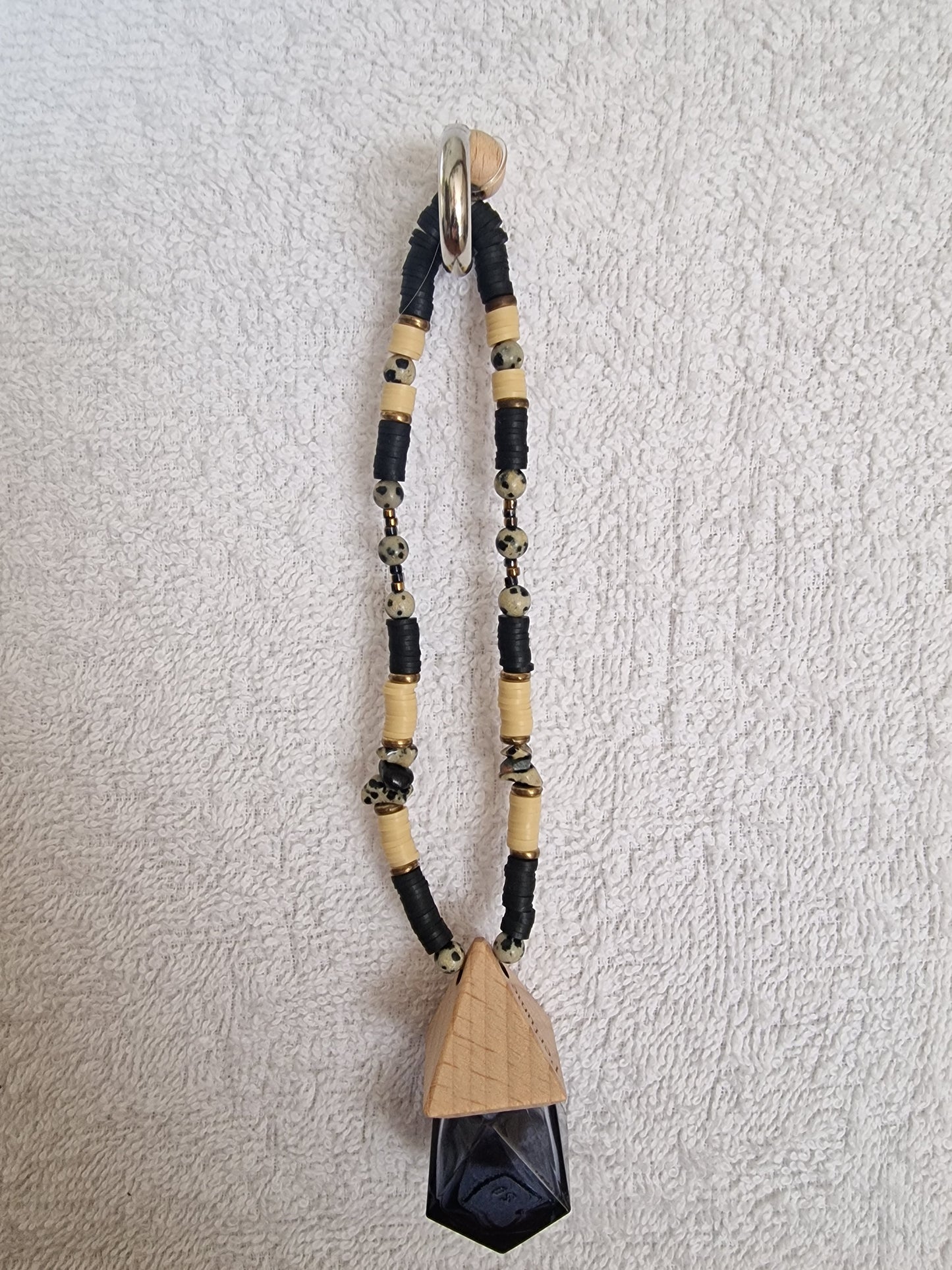 Autoparfumhanger met kralen