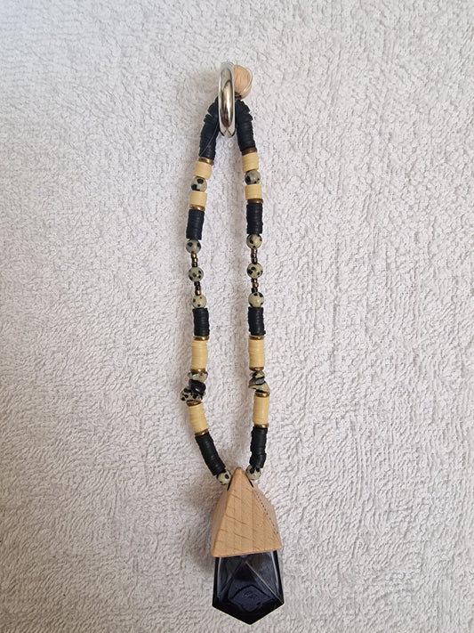 Autoparfumhanger met kralen