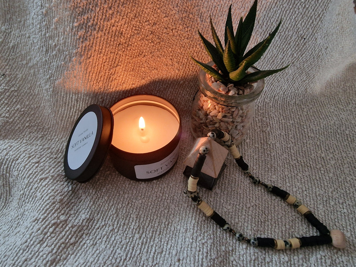 Autoparfumhanger met kralen