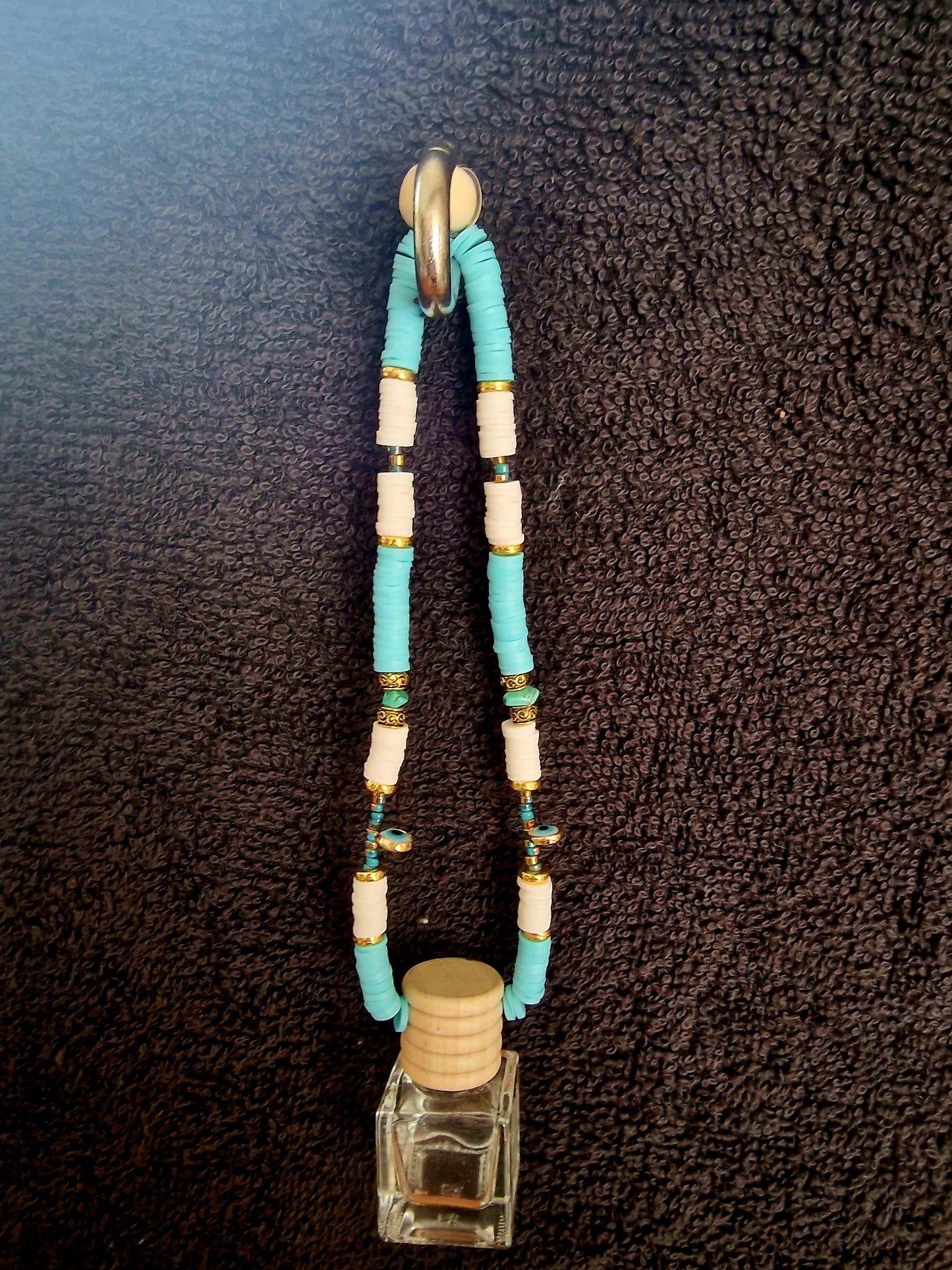 Autoparfumhanger met kralen