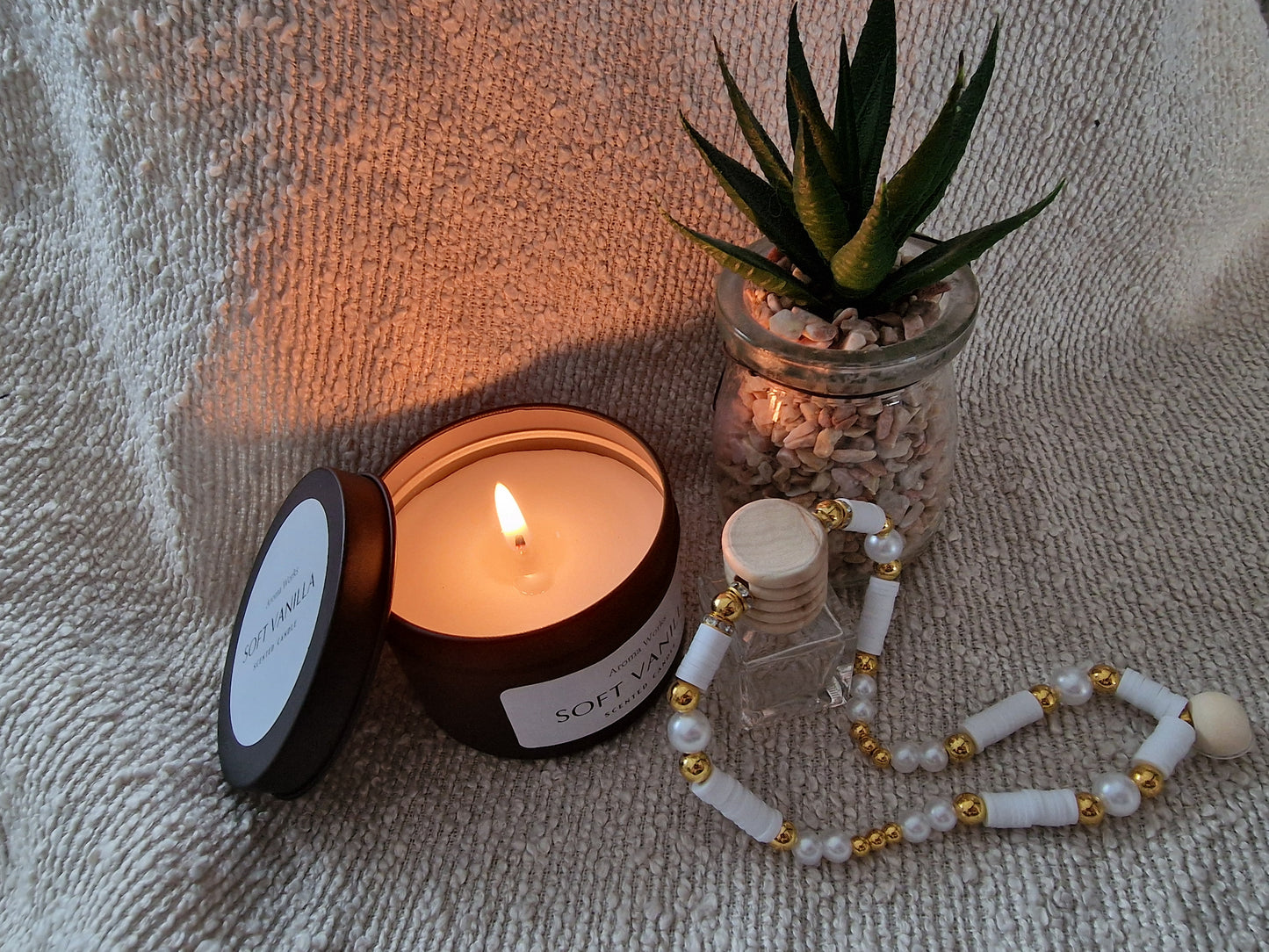 Autoparfumhanger met kralen