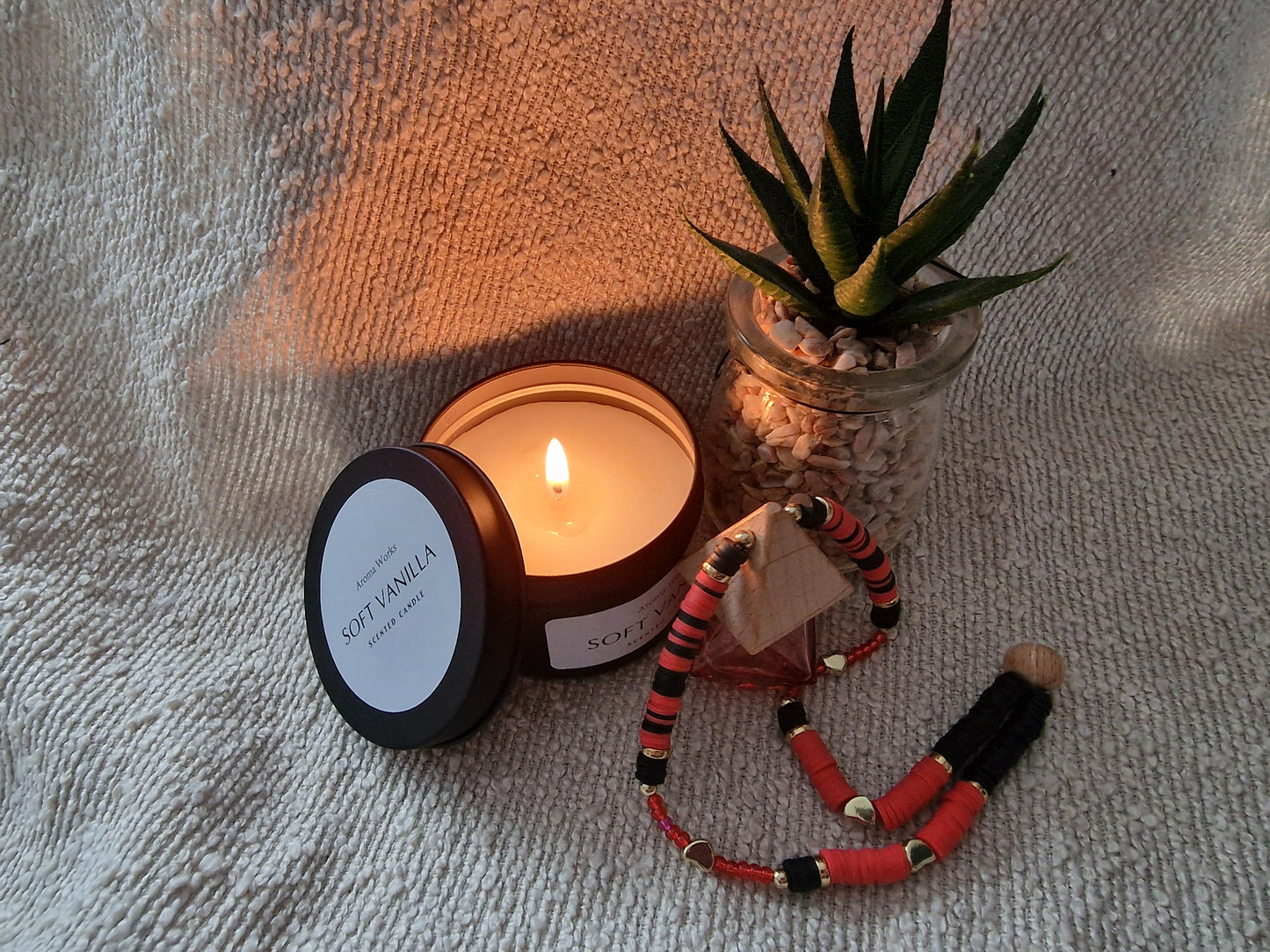 Autoparfumhanger met kralen