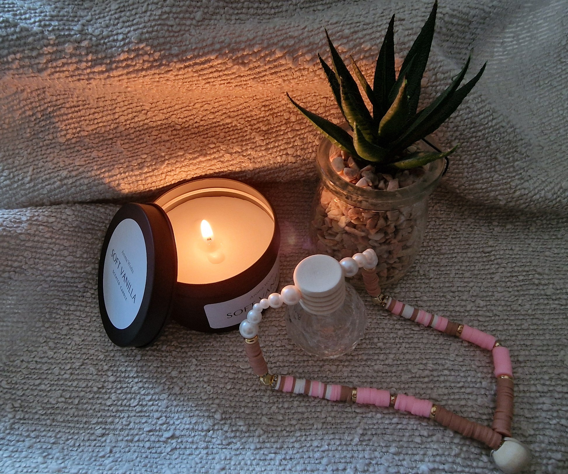 Autoparfumhanger met kralen