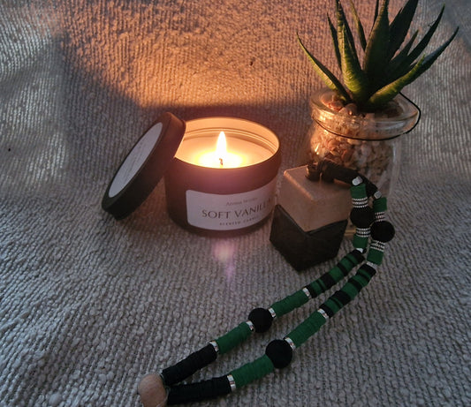 Autoparfumhanger met kralen